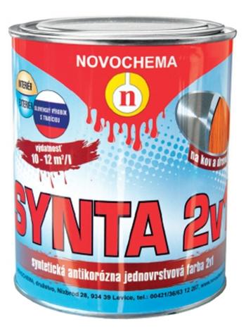 SYNTA 2v1 - Jednovrstvová antikorózna farba 4550 - modrá tmavá 10 kg