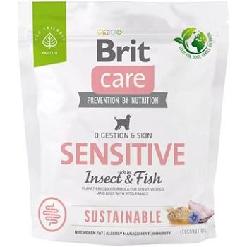 Brit Care Dog Sustainable s hmyzom a rybou Sensitive 1 kg (8595602559213)
