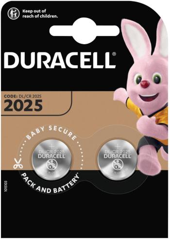 Duracell Elektro 2025 gombíková batéria  CR 2025 lítiová 165 mAh 3 V 2 ks