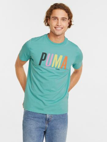 Puma Graphic Tričko Modrá