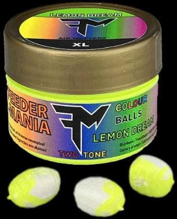 Feedermania colour balls two tone 6 ks xl - lemon dream