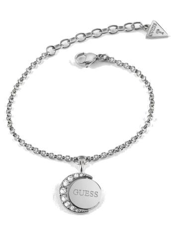 Guess Oceľový náramok s kryštálmi Moon Phases JUBB01198JWRH 18,5 - 22 cm - XL