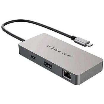 HyperDrive 5v1 USB-C Hub (WWCB), strieborný (HDMB2)