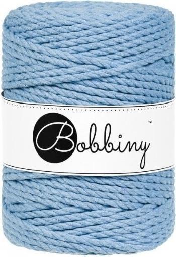 Bobbiny 3PLY Macrame Rope 5 mm 100 m Perfect Blue Špagát