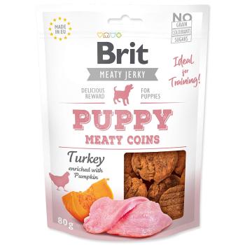 Snack BRIT Jerky Puppy Turkey Meaty Coins 80 g