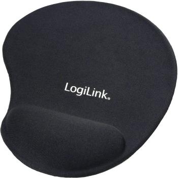 LogiLink ID0027 podložka pod myš s opierkou pod zápästie ergonomická čierna (š x v x h) 195 x 3 x 230 mm