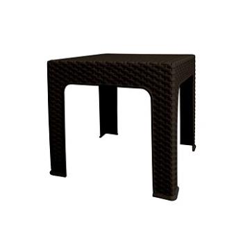 MEGA PLAST Stôl záhradný BISTRO, wenge 48 cm (8606018202805)