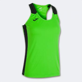 RECORD II TANK TOP FLUOR GREEN BLACK 2XS