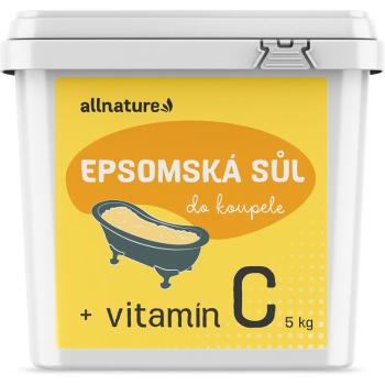 Allnature Epsomská soľ Vitamin C soľ do kúpeľa s vitamínom C 5000 g