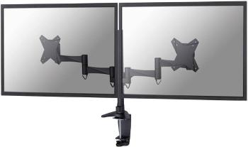 Neomounts by Newstar FPMA-D1330DBLACK 2-násobný stolový držiak monitoru  25,4 cm (10") - 68,6 cm (27") výškovo nastavite