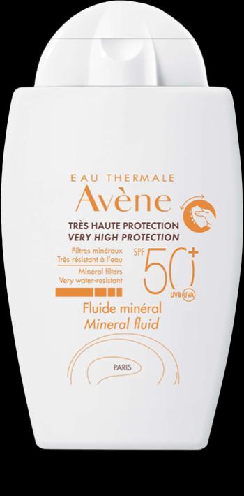 Avène Minerálny fluid SPF 50+ pre precitlivenú, intolerantnú alebo alergickú pleť 40 ml