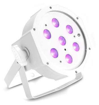 Cameo FLAT PAR CAN 7X3W UV IR WH