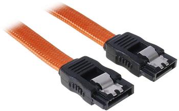 Bitfenix pevný disk prepojovací kábel [1x SATA zásuvka 7-pólová - 1x SATA zásuvka 7-pólová] 30.00 cm oranžová, čierna
