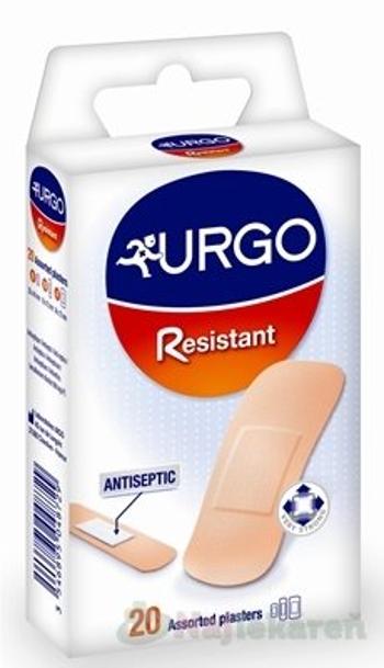URGO Resistant Náplasť antiseptická, odolná, 3 veľkosti, 1x20 ks