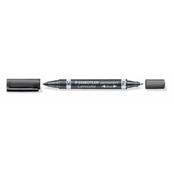 Staedtler Lumocolor duo 348 348-9 permanentný popisovač čierna Vodotesné: áno