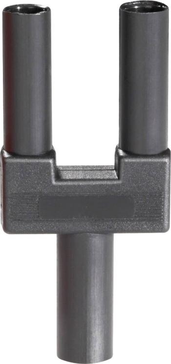 Schnepp SI-FK 19/4 mB sw bezpečnostný skratovacej mostík čierna Ø pin: 4 mm Rozostup hrotov: 19 mm 1 ks