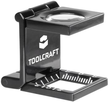 TOOLCRAFT 1505088  počítač vlákien  Zväčšenie: 10 x Veľkosť objektívu: (Ø) 14 mm