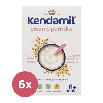 6x KENDAMIL Kaša mliečna krémová ovsená (150 g), 6m+