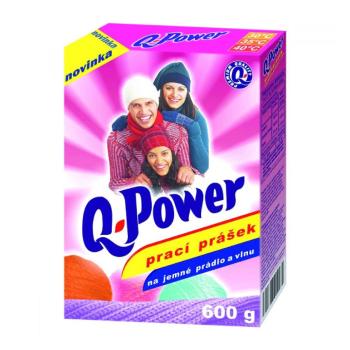 Q power prášek na jemné prádlo a vlnu 600g