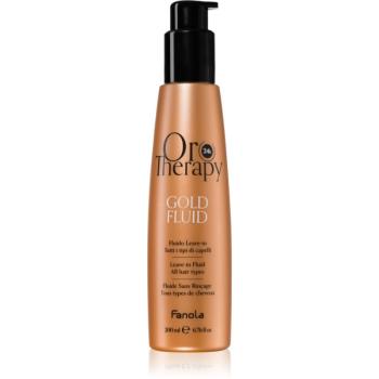 Fanola Oro Therapy Gold Fluid mlieko na vlasy s 24karátovým zlatom 200 ml