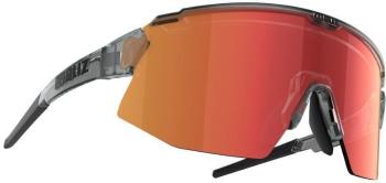 Bliz Breeze 52302-84 Transparent Dark Grey/Brown w Red Multi plus Spare Lens Orange Cyklistické okuliare