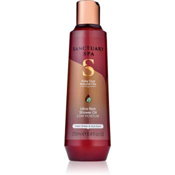 Sanctuary Spa Ruby Oud ošetrujúci sprchový olej s vyživujúcim účinkom 250 ml