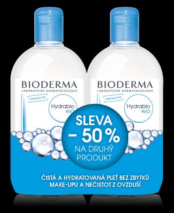 Bioderma Hydrabio H2O micelární voda výhodné balení 2 x 500 ml