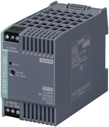 Siemens SITOP PSU100C 24 V/4 A sieťový zdroj na montážnu lištu (DIN lištu)  24 V/DC 4 A 96 W 1 x