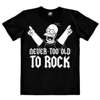 The Simpsons – Never Too Old To Rock – tričko XXL (4045846378926)