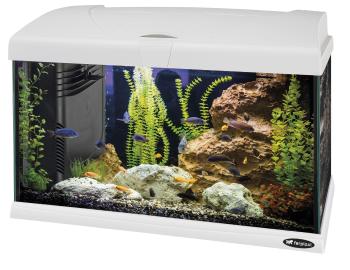 Ferplast Capri 50 LED akvarijný set biely 52 x 27 x 36 cm