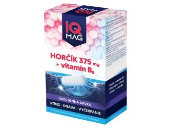 IQ Mag hořčík 375 mg + B6 + kys.listová 60 tabliet