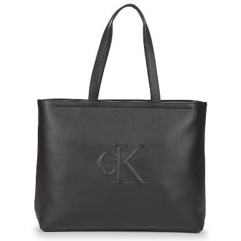 Calvin Klein Jeans  SCULPTED SLIM TOTE34 DEBOSS  Veľká nákupná taška/Nákupná taška Čierna