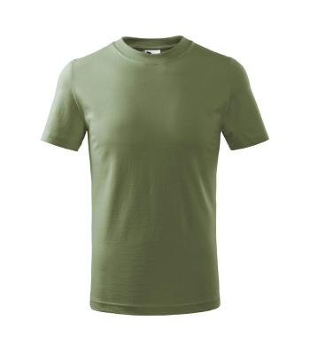 MALFINI Detské tričko Basic - Khaki | 110 cm (4 roky)