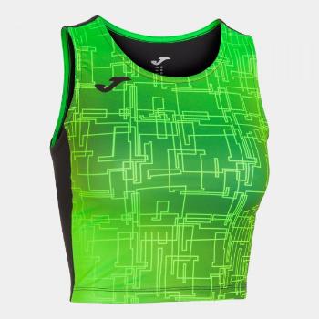 ELITE VIII TOP BLACK FLUOR GREEN M