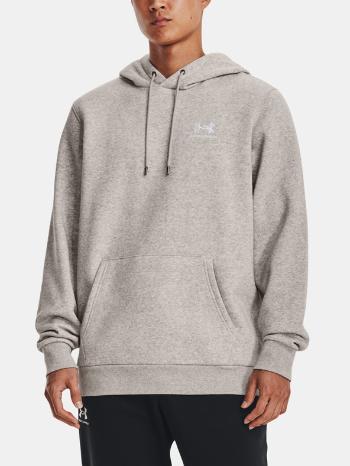 Under Armour UA Essential Fleece Hoodie Mikina Šedá