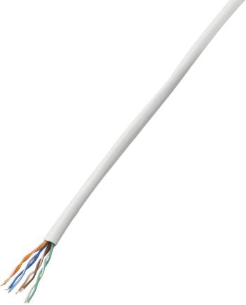 TRU COMPONENTS 1567146 sieťový kábel ethernetový CAT 5e U/UTP 4 x 2 x 0.14 mm² biela 100 m