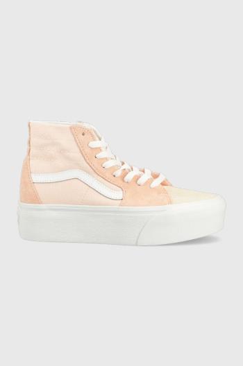 Tenisky Vans SK8-Hi Tapered Stackform dámske, oranžová farba, VN0A5JMKBOD1