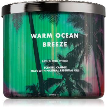 Bath & Body Works Warm Ocean vonná sviečka 411 g