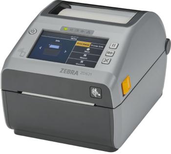 Zebra ZD621d ZD6A143-D0EF00EZ, 12 dots/mm (300 dpi), tiskárna štítků, disp., RTC, USB, USB Host, RS232, BT (BLE), Ethernet, grey