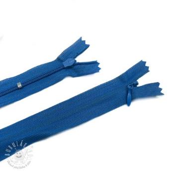 Zips krytý nedeliteľný 25 cm cobalt