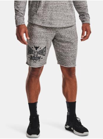 Kraťasy Under Armour UA Pjt Rock Terry Shorts - bielá