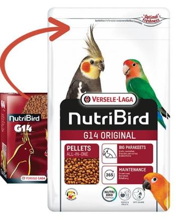 Versele Laga NutriBird G14 Original - pre stredne veľké papagáje 1kg