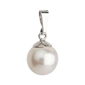 White Pearl Swarovski Prívesok Biela perla 34150.1 (925/1000; 0.7 g) (8590962347760)