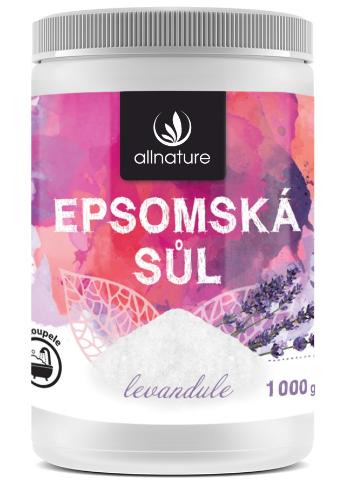 Allnature Epsomská soľ Levanduľa, 1 x 1000 g