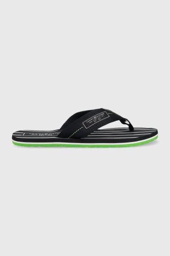 Žabky Tommy Hilfiger PATCH HILFIGER BEACH SANDAL pánske, tmavomodrá farba, FM0FM04470