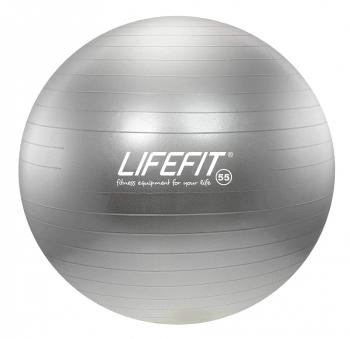 Gymnastický míč LIFEFIT® ANTI-BURST 55 cm, stříbrný