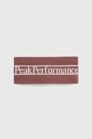 Čelenka Peak Performance Pow fialová farba