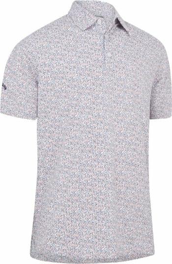 Callaway Mens Chillies Print Polo Bright White 2XL