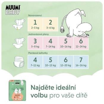 MUUMI Plienky jednorázové 4 Maxi 7-14kg 46ks Baby