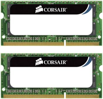 Corsair Sada RAM pamätí pre notebooky ValueSelect CMSO8GX3M2A1333C9 8 GB 2 x 4 GB DDR3-RAM 1333 MHz CL9 9-9-24